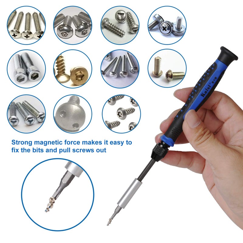 Kaisi 136 in 1 Electronics Repair Tool Kit Professional Precision Screwdriver Set Magnetic Drive Kit with Portable Bag - Image 5